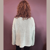 Round Neck Long Sleeve Star Weave Sweater