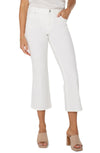Hannah Cropped Flare (White)