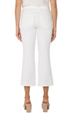 Hannah Cropped Flare (White)