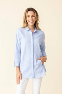 Hidden Placket Top