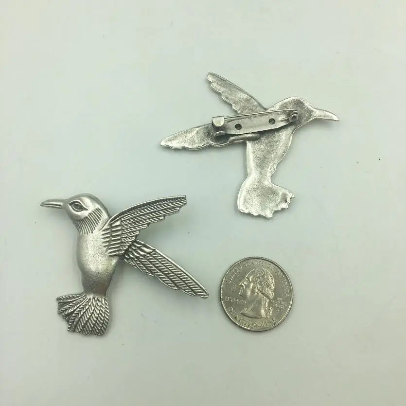 Hummingbird Brooch