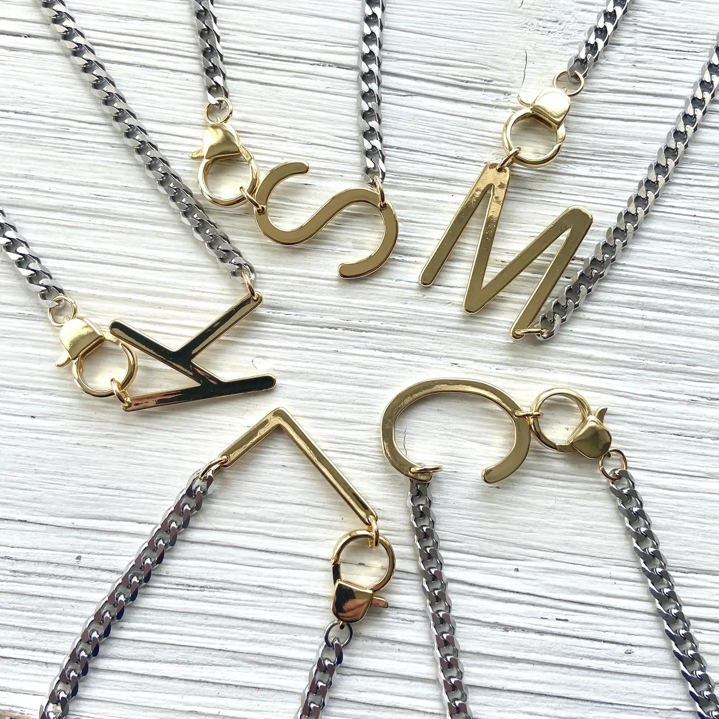 Initial Statement Necklace