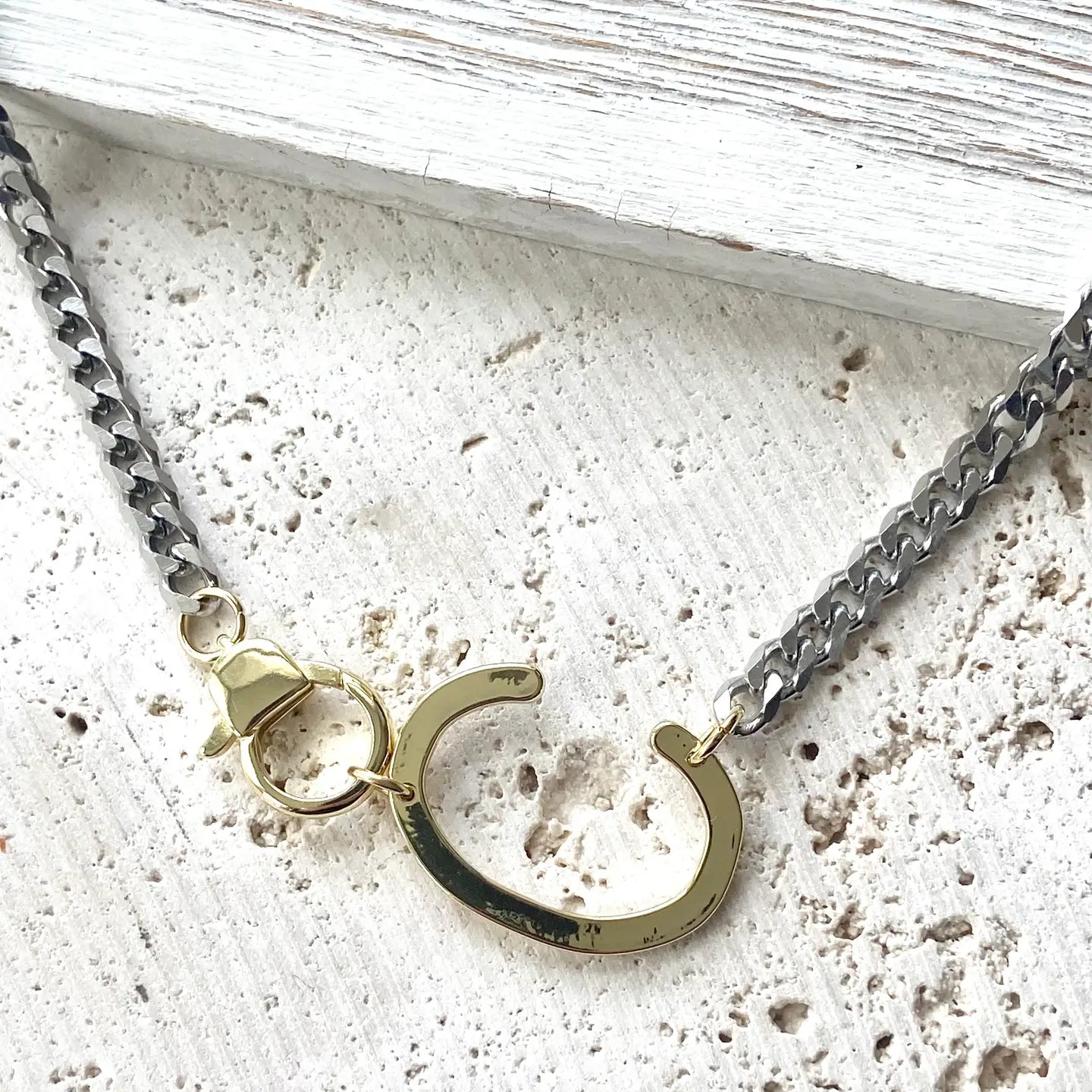 Initial Statement Necklace