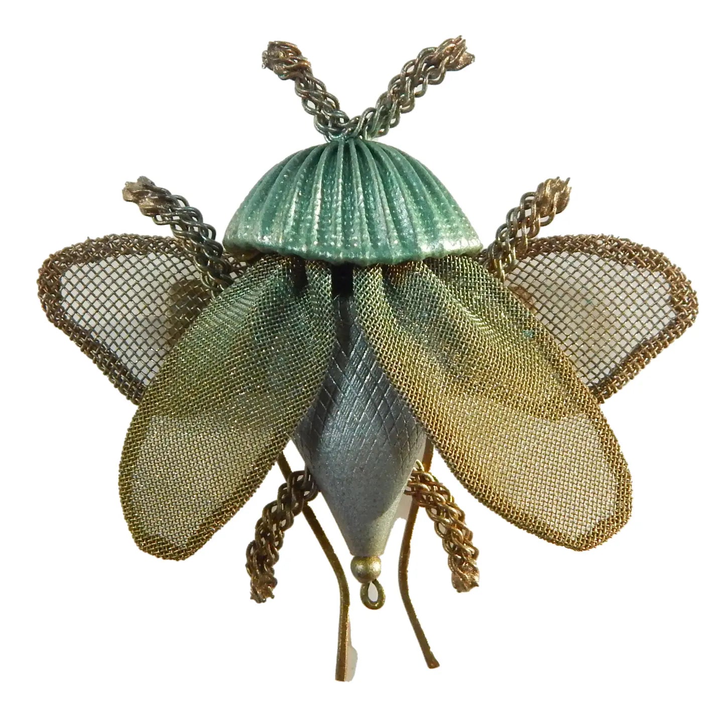 Jewel Beetle With Wings Pin