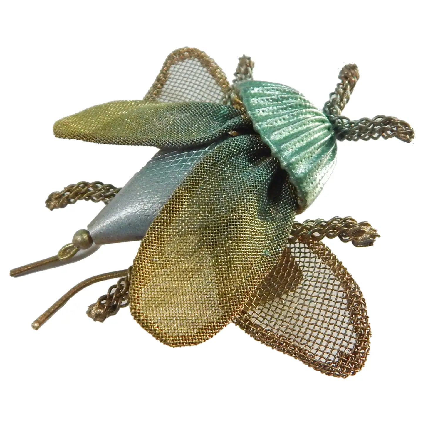 Jewel Beetle With Wings Pin