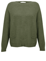 Jodie 2 Pocket Crop Sweater