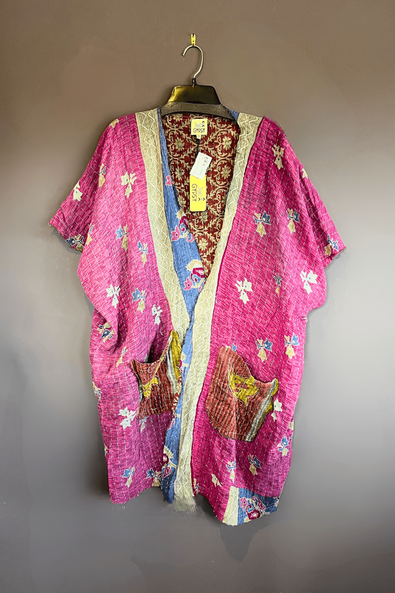 1. Kantha Sunrise Kimono - One Of A Kind