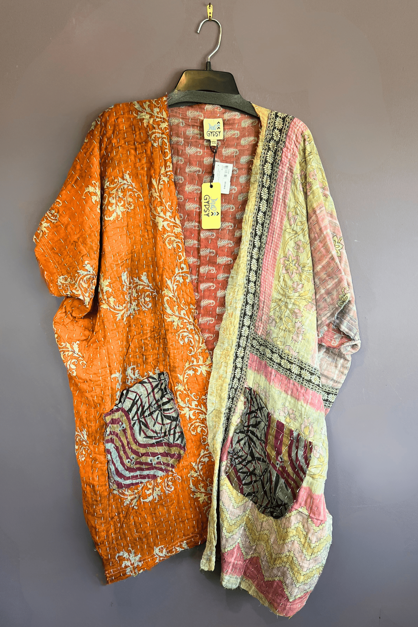 5. Kantha Sunrise Kimono - One Of A Kind