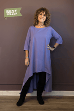 Lavender Hi-Lo Tunic Dress