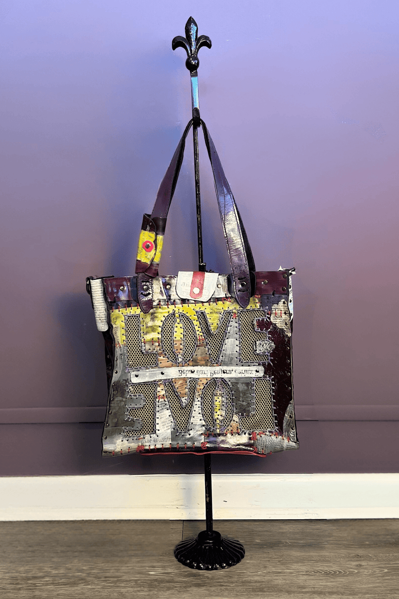 1. Love Crossbody Leather Tote