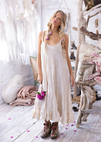 Embroidered Clementine Tiered Slip