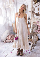Embroidered Clementine Tiered Slip
