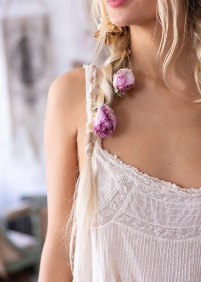 Embroidered Clementine Tiered Slip