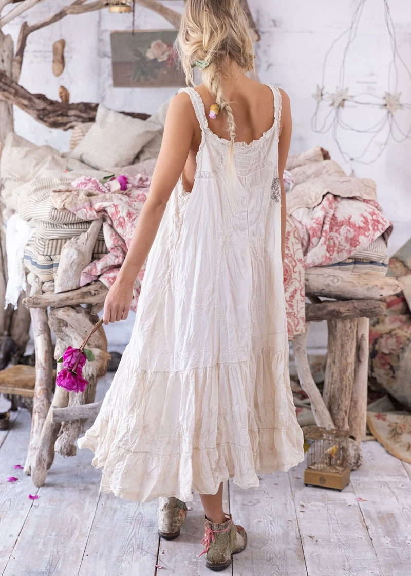 Embroidered Clementine Tiered Slip