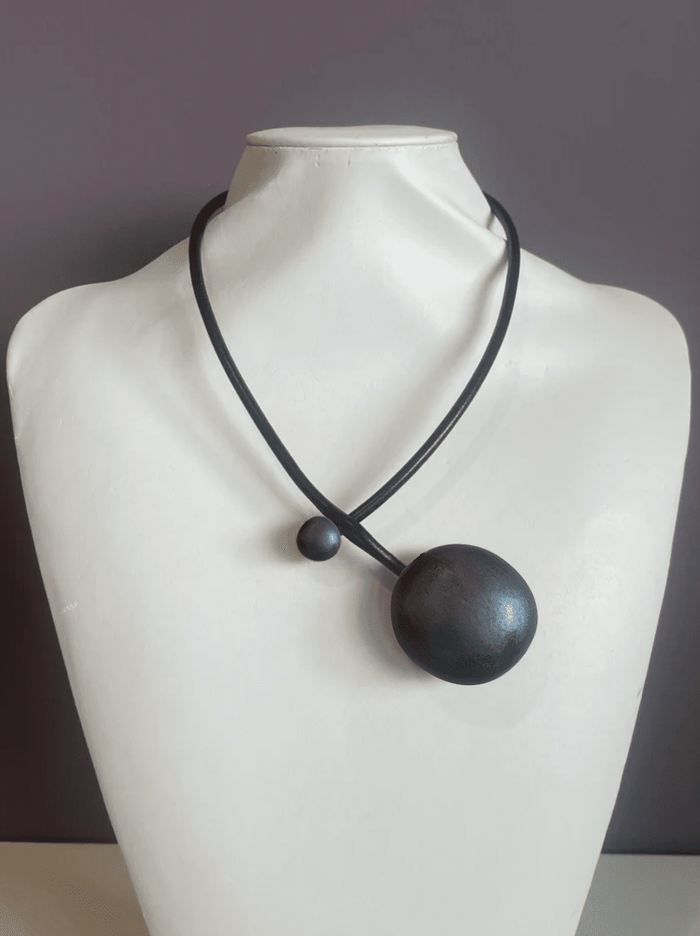 Matte Black Brigitte Necklace - 21