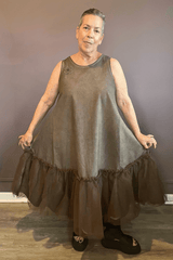 Chocolate Mesh Dress