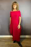 Drape Collar Dress