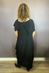 Drape Collar Dress