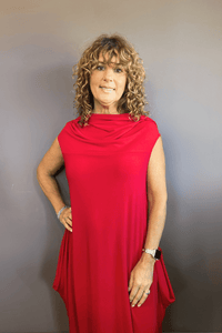 Drape Collar Dress