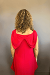 Drape Collar Dress