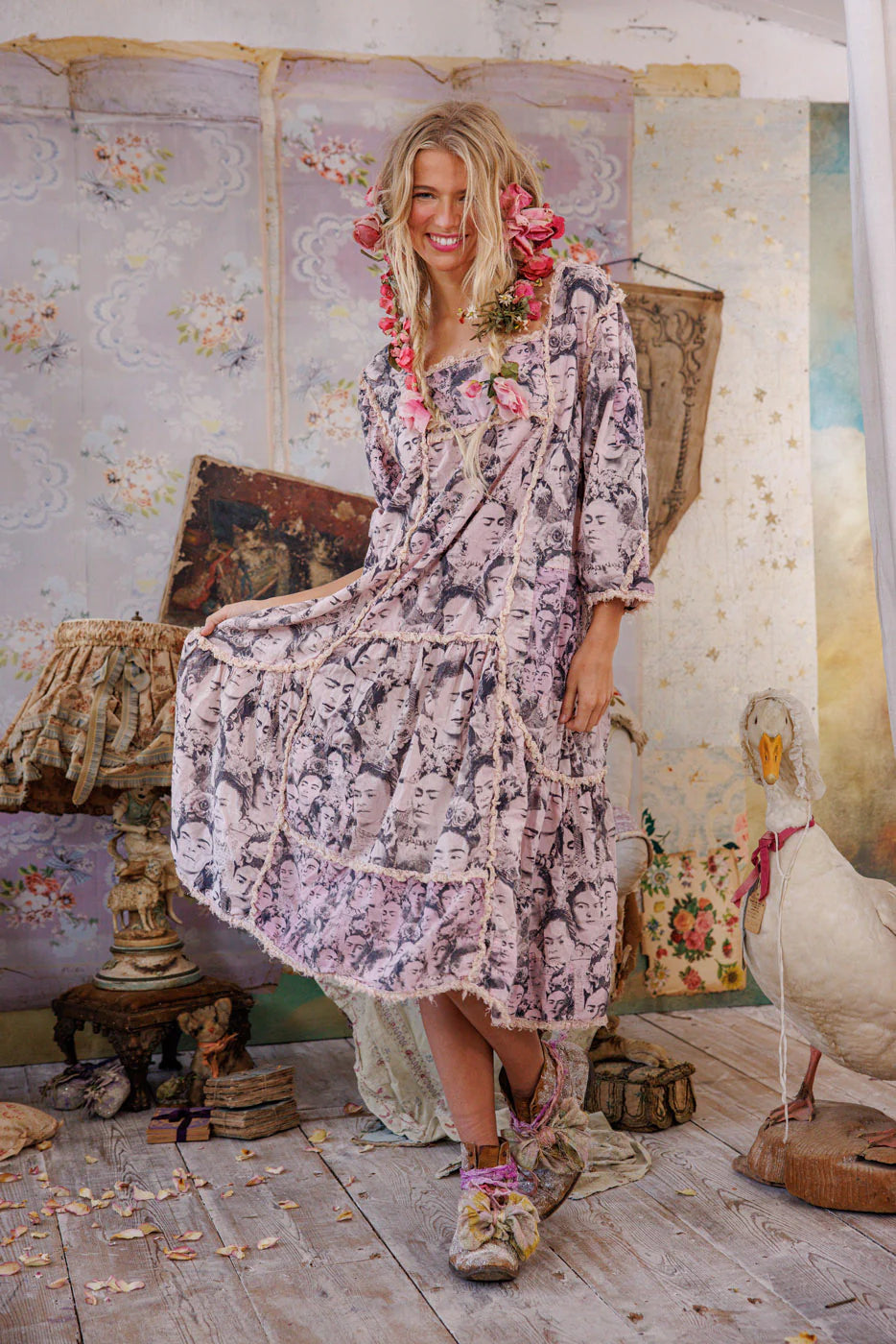 Mural Frida Helenia Dress