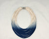Short Multi-Strand Ombre Necklace