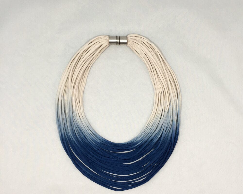 Short Multi-Strand Ombre Necklace