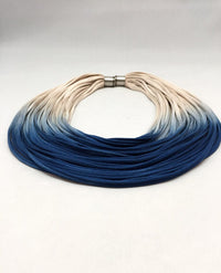 Short Multi-Strand Ombre Necklace