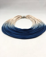 Short Multi-Strand Ombre Necklace