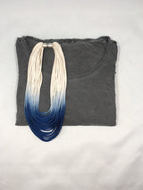 Short Multi-Strand Ombre Necklace