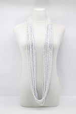 NEXT Pashmina Wooden Bead Necklace, 5-strand