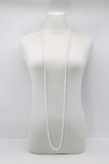 NEXT Pashmina Wooden Bead Necklace, 5-strand