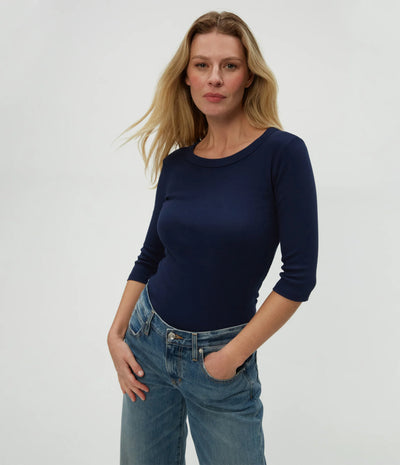 Dot 3/4 Sleeve T
