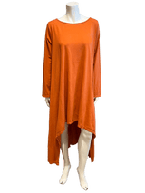 Terracotta Hi-Lo Tunic Dress