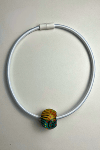 White Cord Bliss Necklace