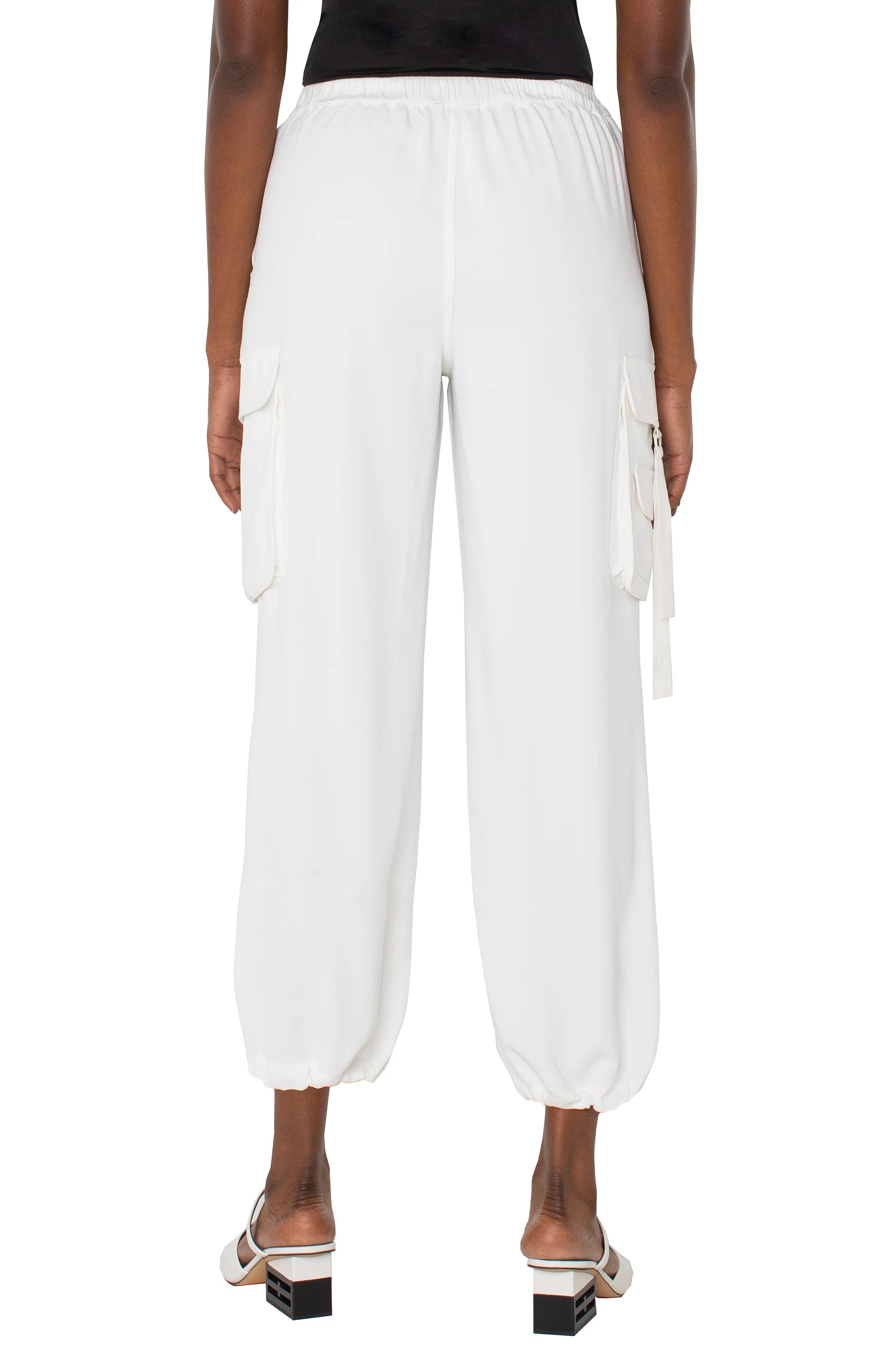 Porcelain Parachute Cargo Pant