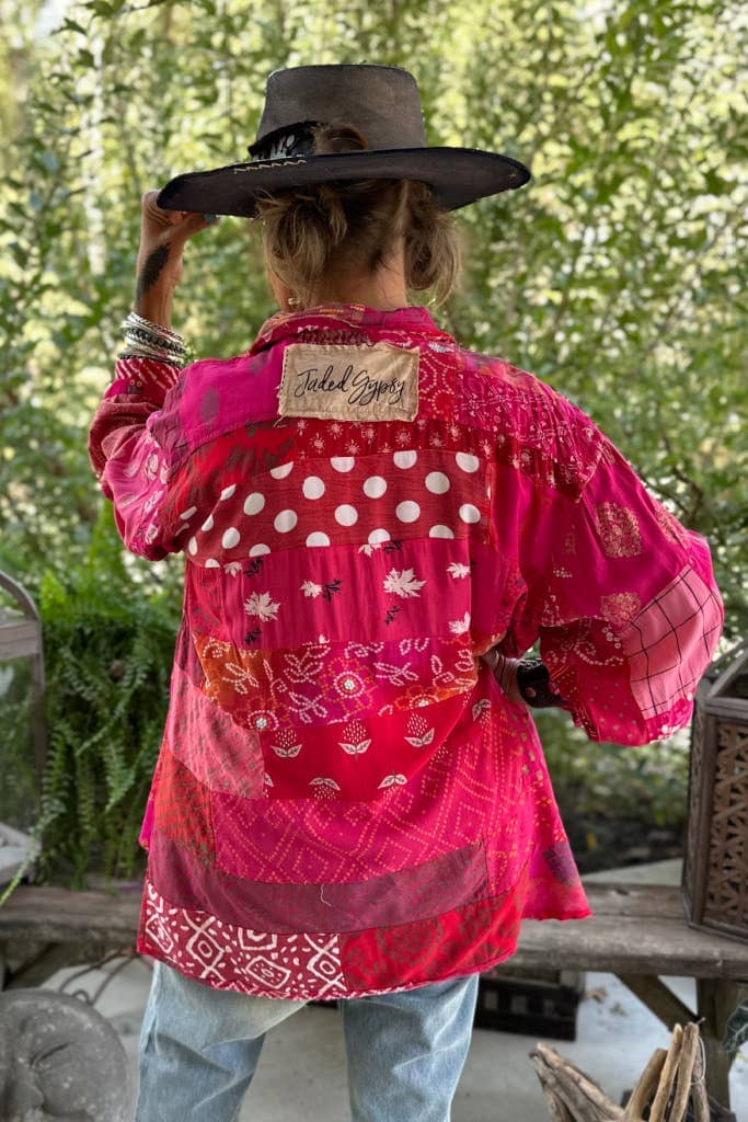 Patchwork Sunrise Top