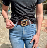 Brown Peace Belt