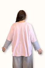 Rosey Hi-Lo Top