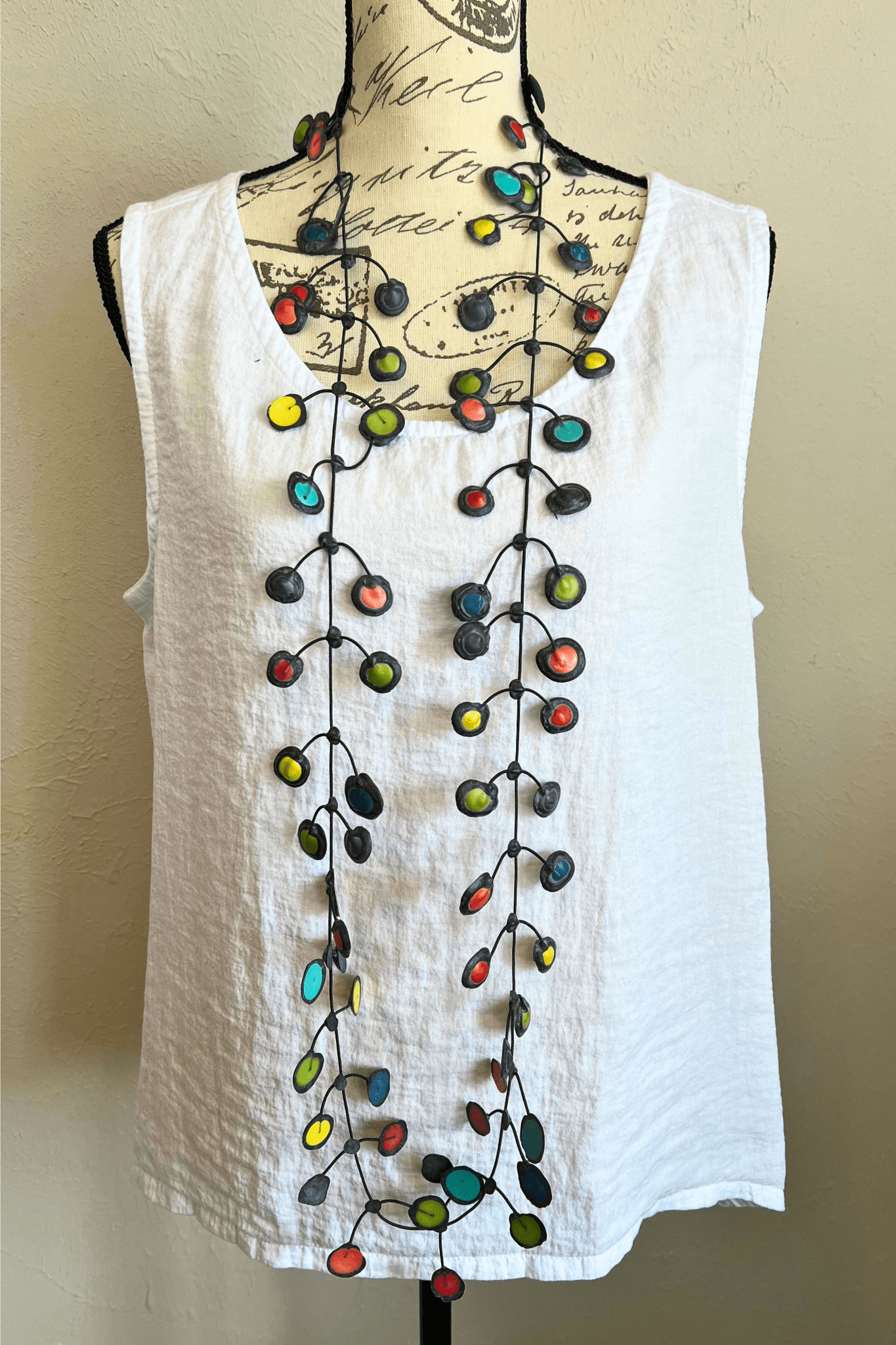 Happy Pop Rubber Necklace