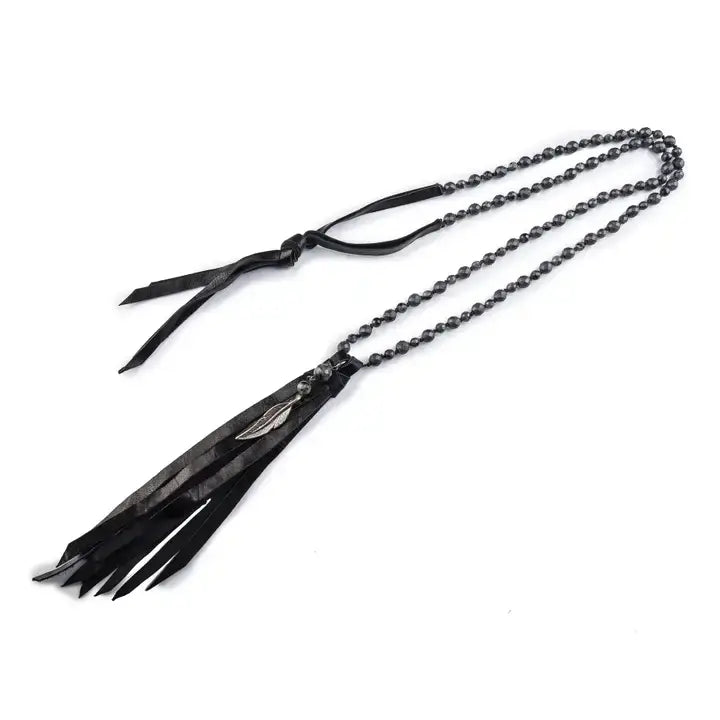 Raven Path Beaded Necklace