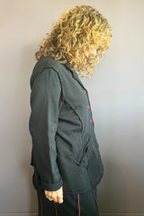 Terry Red Button Jacket