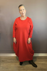 Red Terry Dress