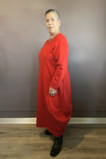 Red Terry Dress