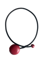 Matte Red Brittani Necklace - 19"