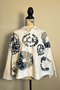 Shibori Crop Shirt