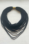 Short Multi-Strand Solid Necklace