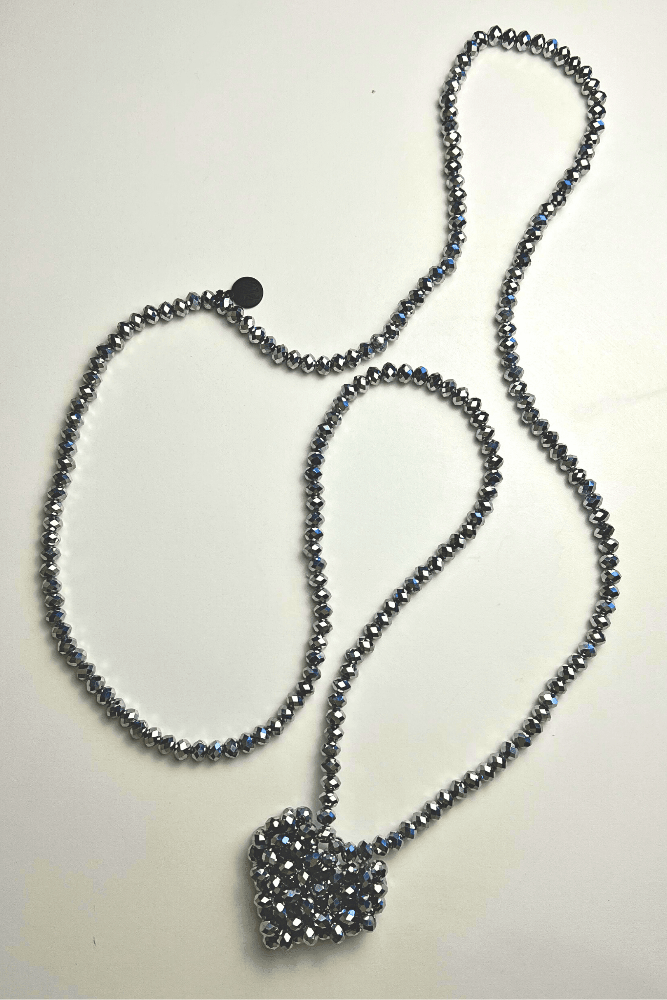 Across Heart Long Necklace