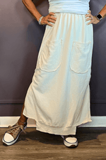 Cream Two-Pocket Skirt