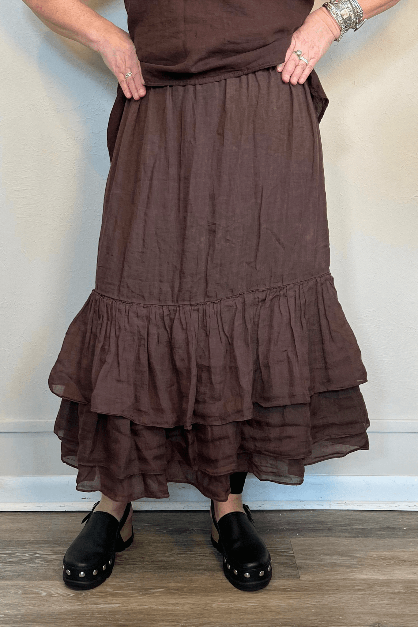Ramie Slip Skirt